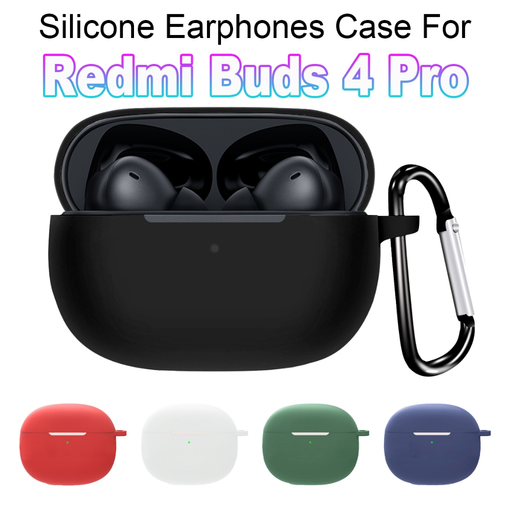 Ốp Lưng Cho Redmi Buds 4 Pro Tai Nghe Phụ Kiện Tai nghe không dây Vỏ Bảo Vệ Silicon