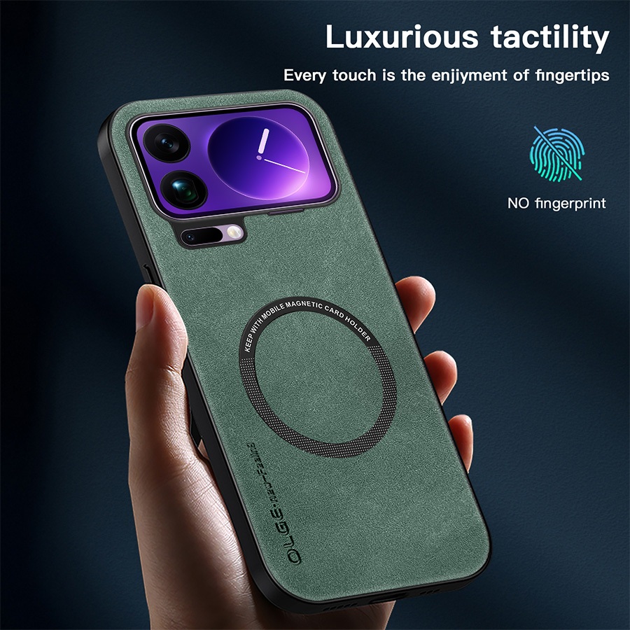 Sunyi Cho Xiaomi 17 Pro Max 15 14 13 T Pro 13 Ốp Chống Sốc Siêu Từ Tính - Phiên Bản Kinh Doanh Cao C