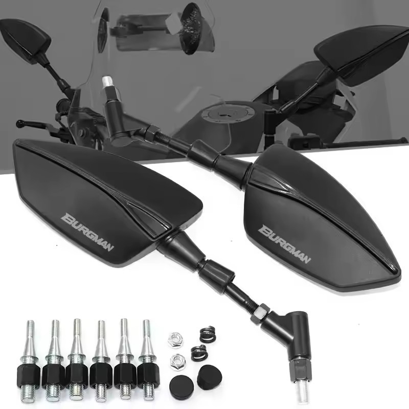 Phù Hợp Cho Suzuki BURGMAN AN125 AN250 AN400 AN650 AN 650 Burgman 400 650 125 200 Xe Máy Gương Chiếu