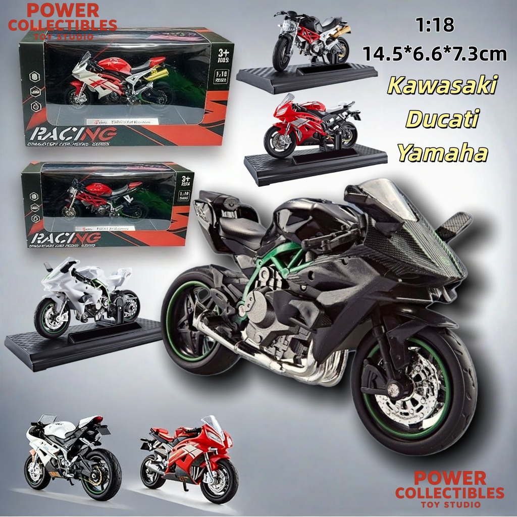 Bộ Mô Hình Xe Máy Hợp Kim Tỷ Lệ 1:18