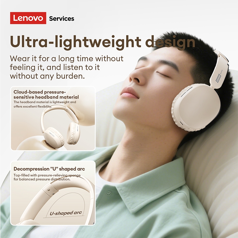 Lenovo LS106 Bluetooth Headhone HIFI Chất Lượng Âm Thanh Hiệu Ứng Âm Thanh Toàn Cảnh ENC Cuộc Gọi Độ Nét Cao Tiếng Ồn Pin Tuổi Thọ Dài Chống Mồ Hôi Và Thoải Mái Bluetooth 6.0 | BigBuy360 - bigbuy360.vn