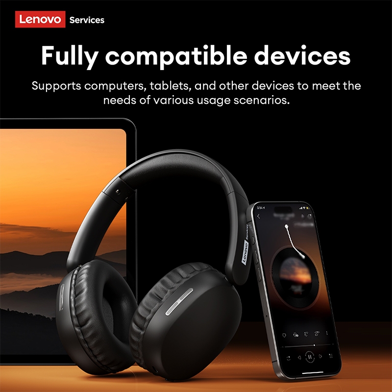 Lenovo LS106 Bluetooth Headhone HIFI Chất Lượng Âm Thanh Hiệu Ứng Âm Thanh Toàn Cảnh ENC Cuộc Gọi Độ Nét Cao Tiếng Ồn Pin Tuổi Thọ Dài Chống Mồ Hôi Và Thoải Mái Bluetooth 6.0 | BigBuy360 - bigbuy360.vn