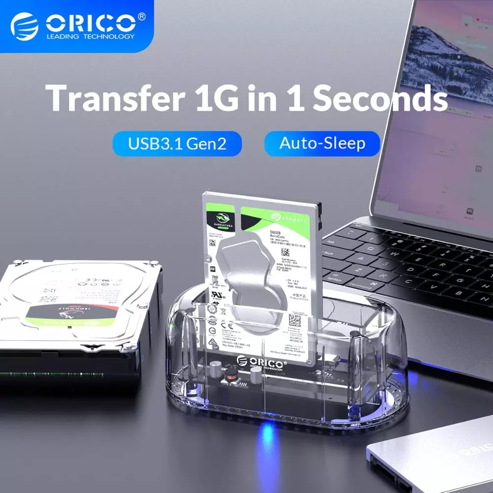 ORICO Docking Station HDD Dock 2.5 3.5 '' USB3.0 HDD Docking Station 5Gbps Vỏ ổ cứng gắn ngoài Vỏ ổ 
