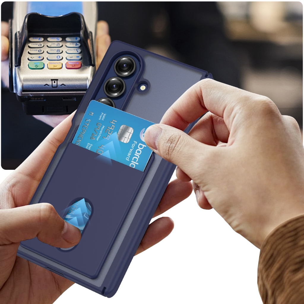 Ốp Lưng Cho Samsung Galaxy Z FOLD 7 FOLD7 Ốp lưng Trong Suốt Siêu Mỏng Cứng Ốp Lưng Bảo Vệ Trục Với 