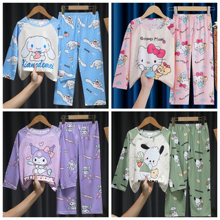 Cô Gái Dễ Thương Đồ Ngủ Trẻ Em Bé Gái Bộ Đồ Ngủ Hàn Quốc Trẻ Em Dài Tay Nightie Trẻ Em Bộ Đồ Ngủ