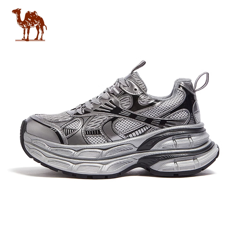 CAMEL CROWN Giày thể thao nữ cổ điển Giày đế dày tăng chiều cao Giày thường ngày