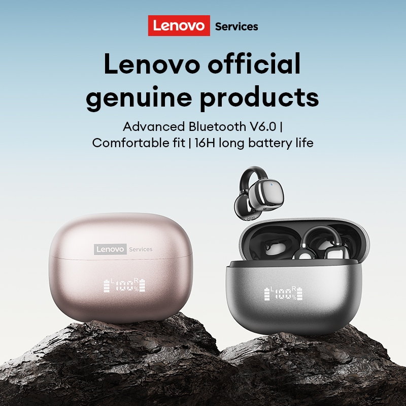 Tai nghe Bluetooth Lenovo RS119Pro và Tai nghe kẹp tai mở có Bluetooth 6.0 và 30ms Độ trễ thấp để chơi game cộng với 3,5g Thoải mái nhẹ | BigBuy360 - bigbuy360.vn
