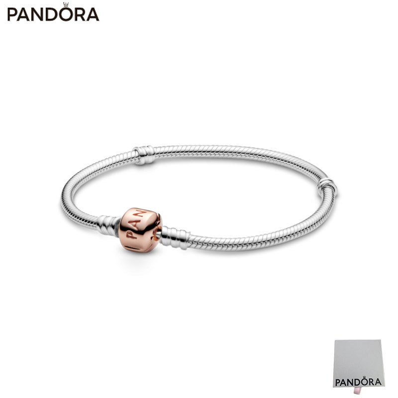 [Bộ Sưu Tập Pandora] Set Vòng Tay và Mặt Dây Chuyền Pandora s925 Bạc - Quà Tặng Sang Trọng
