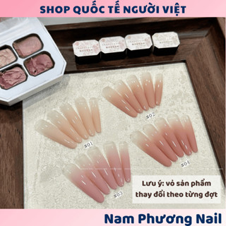  Hộp gel dặm ombre mini 4 màu bướm tình yêu tông màu ngọt ngào 🌸 Nam Phương Nail 🌸 
