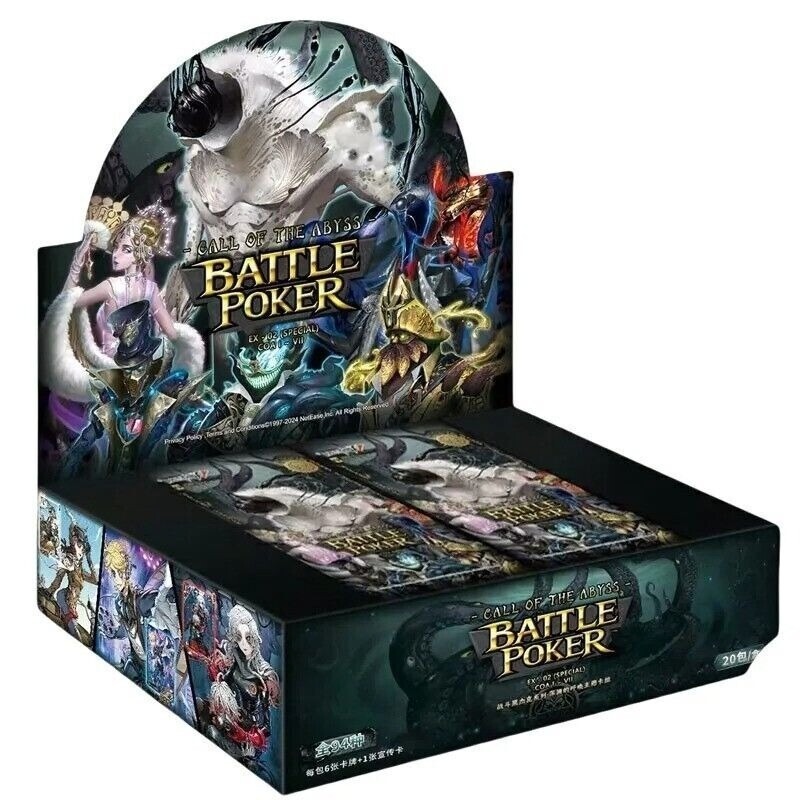 Bộ sưu tập Kayou Identity V Trading Card Booster Box Battle Poker CCG Mới Kín