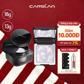  【Dung tích lớn Phấn nén & Phấn phủ Black Magnet Carslan Kiềm dầu cố định lớp nền 24H 13g &18g 
