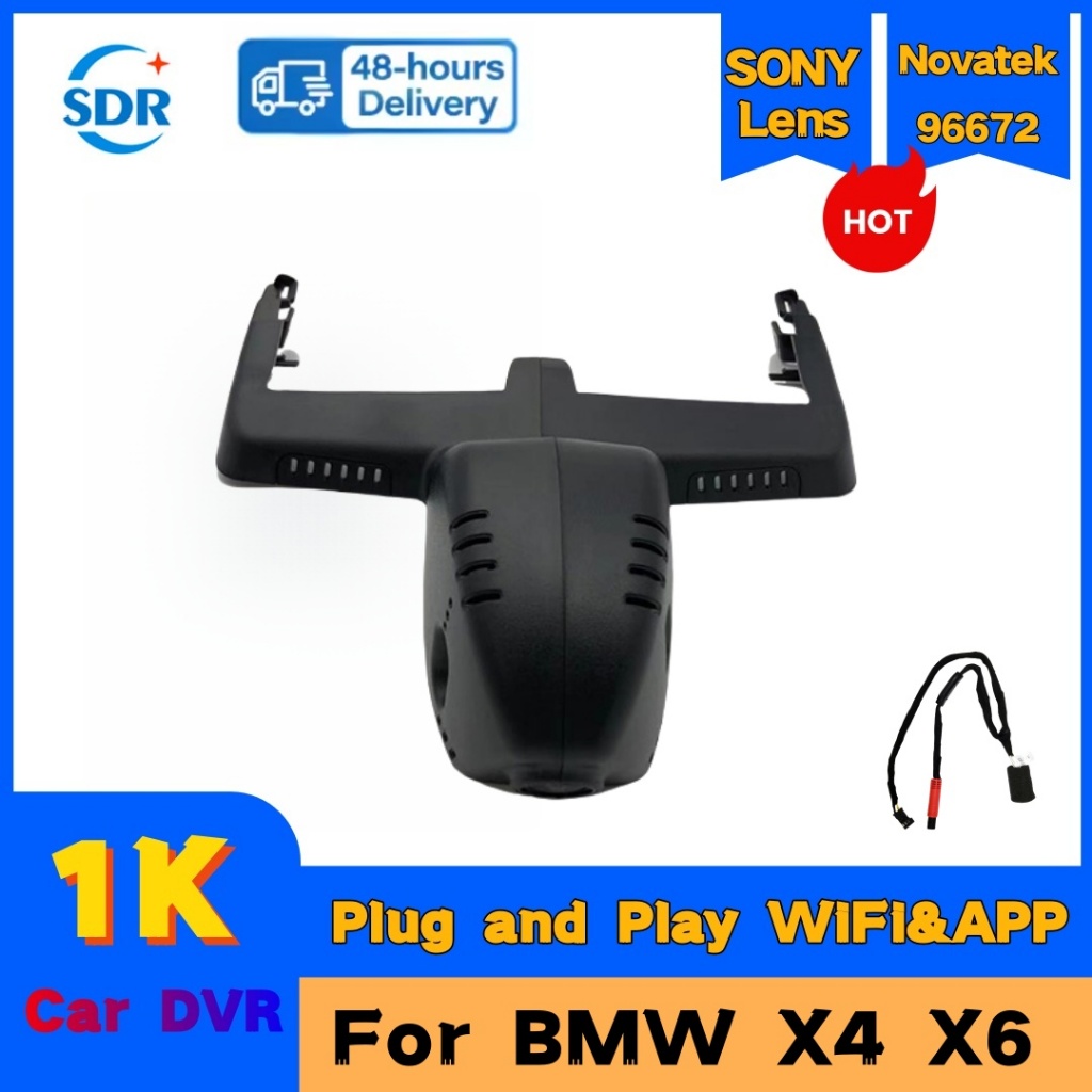 4K 2160P Cắm và chạy Dễ dàng Lắp đặt Đầu ghi Video DVR trên ô tô Dash Cam cho BMW X4 G02 / X4 M F98 