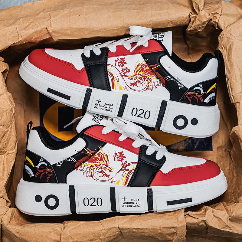 Demon Slayer Nữ Giày Sneaker Kamado Nezuko Nhẹ Cao Cấp Tanjirou Sinh Viên Kimetsu No Yaiba