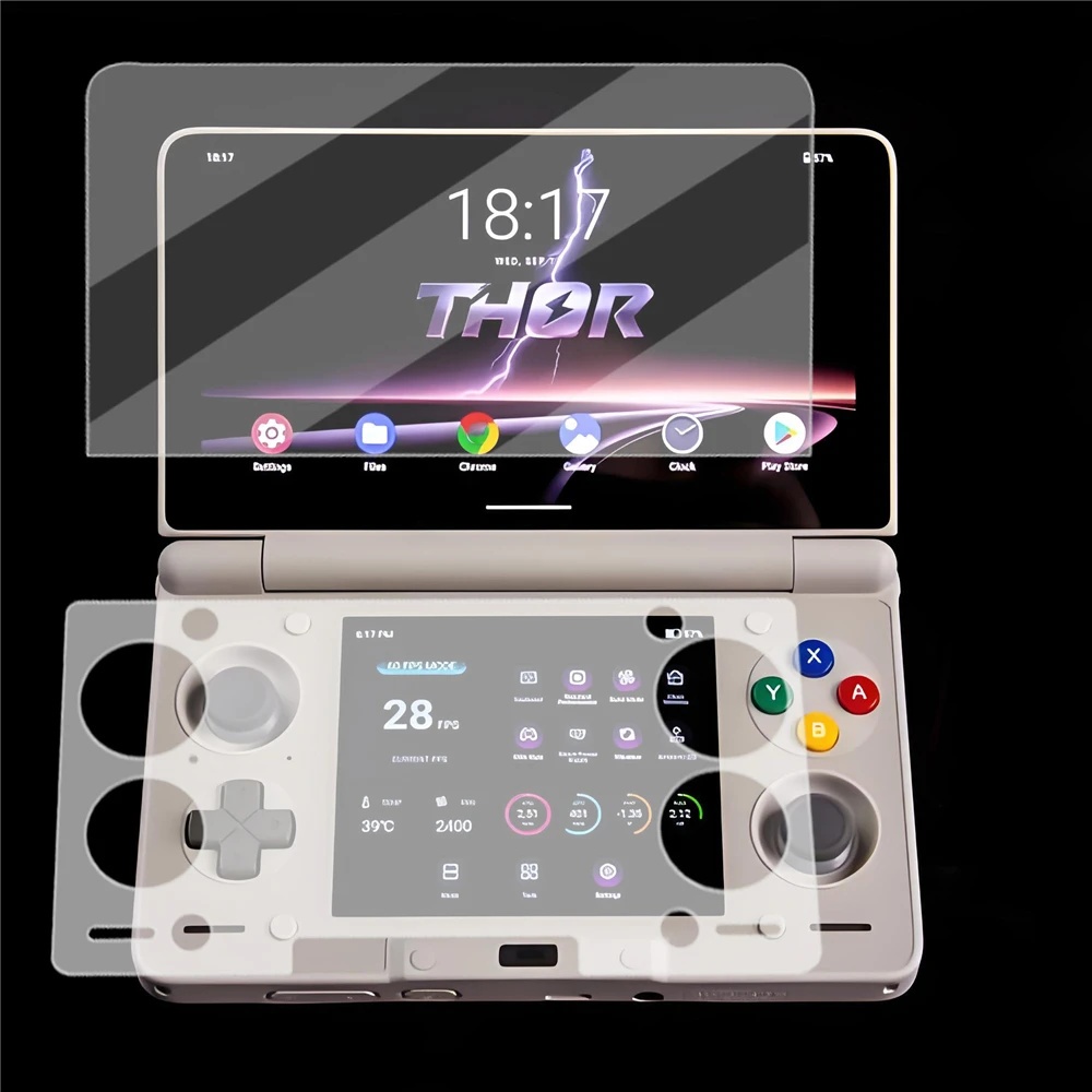 Dành Cho AYN THOR Bảo Vệ Màn Hình Chống Trầy Xước THOR Lật Màn Hình Kép Bảng Điều Khiển Trò Chơi HD 