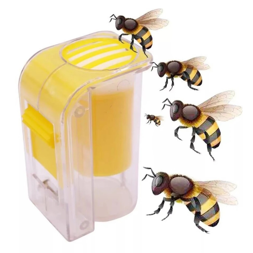 Bình đánh dấu ong Queen, Nhựa một tay Garden Bee Queen Bee Catcher