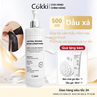  【MUA 1 TẶNG 2 Dầu Xả Cokki Phục Hồi Chống Gãy Rụng 500ml - Giảm Xơ Rối Dưỡng Mượt Bóng & Ngăn Rụng Tóc - Tóc Chắc Khỏe Với Hương Thơm Lâu Trôi Đặc Biệt 