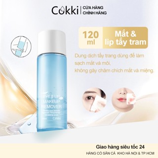   Mua 1 Tặng 1 Cokki Gentle LIP EYE Trang điểm chống thấm nước REMOVER 120ml EYE & LIP MAKE UP REMOVER  Trang điểm REMOVER Trang điểm REMOVER  