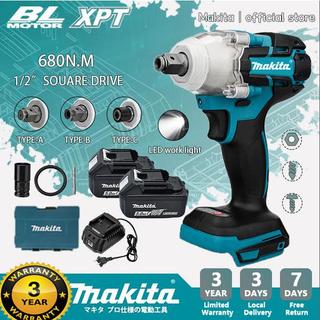  Máy Siết Bulong máy bulong Makita 18v 5A 680N m. 2 PIN Hộp công cụ+1 bộ phụ kiện+2 pin+1 bộ sạc+1bộ máy 
