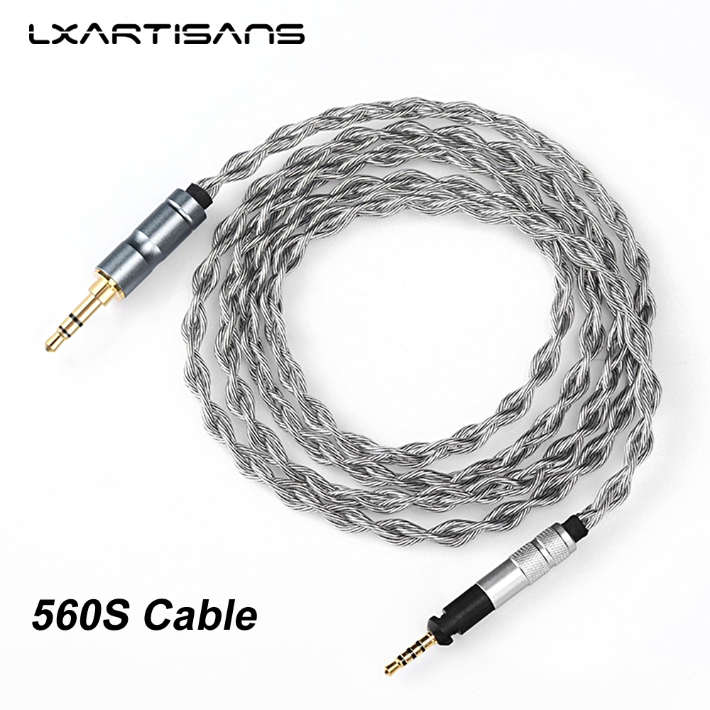 Cáp tai nghe LXARTISANS 560S 3.5mm / 4.4mm đến 2.5mm 4 sợi 356-Cores Hi-Fi Line Tương thích với Senn