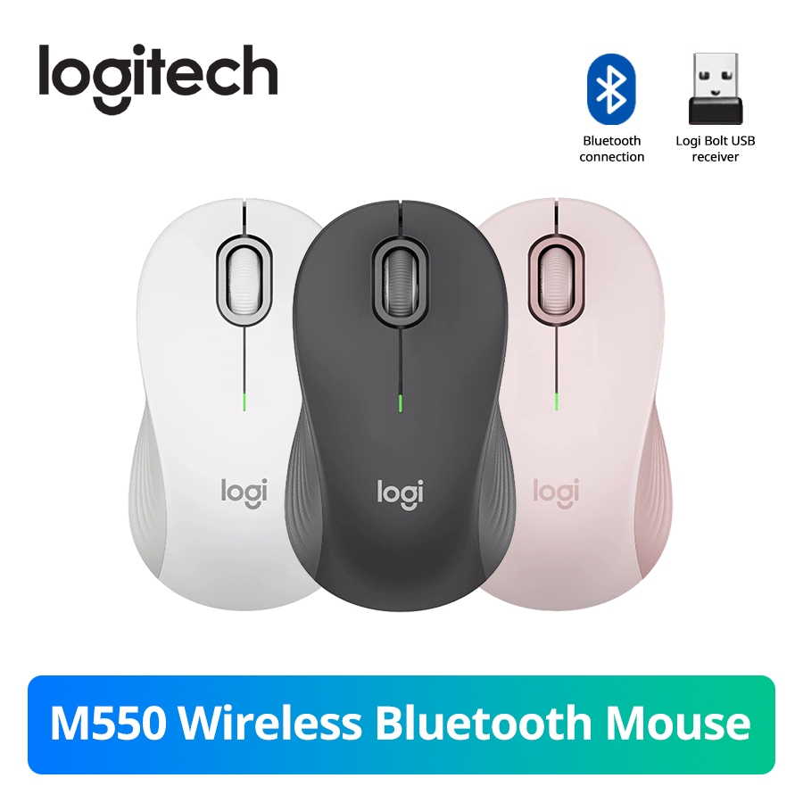 Chuột Bluetooth không dây Logitech M550 Doanh nghiệp tại nhà Văn phòng Chuột tông màu ánh sáng