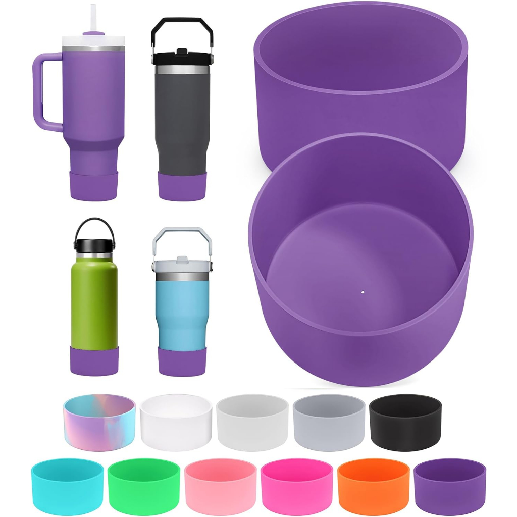 Tumbler Silicone Boot Tay Chai Nước Hydro Bình Silicon Bảo Vệ Boot Cho Aquaflask Hydroflask Nắp Chai