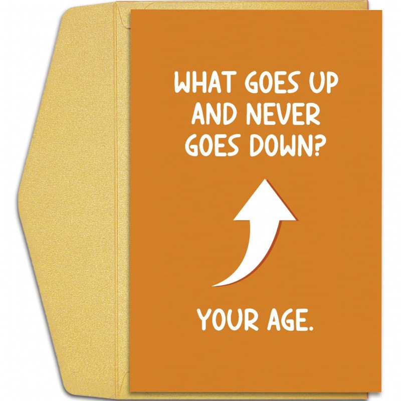 [Coisíní] Age Never Comes Back - Thiệp sinh nhật vui nhộn - Thiệp chúc mừng sinh nhật - Phong bì thi