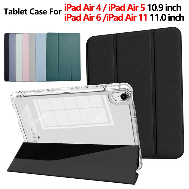 Dành Cho iPad Air 4 5 10.9 inch 2022 iPad Air 6 11 11.0 '' M2 M3 2025 Thời Trang TriFold Flip Cover 