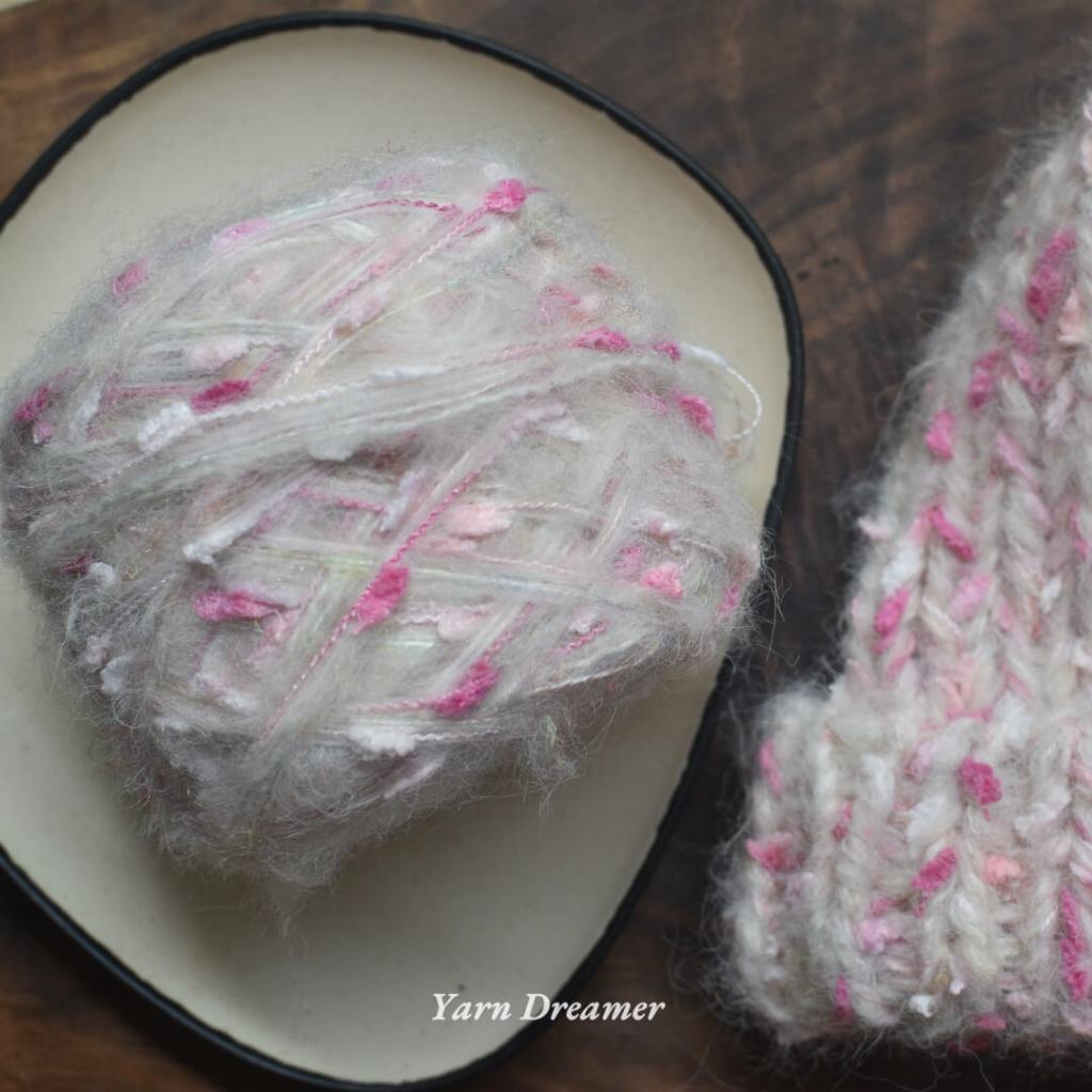 Len Mohair Bông Xù Sợi Hồng Len Đan Pompom Len Sợi Dệt Len Sợi To Cuộn Len Móc Len Sợi Vải Vải Bông