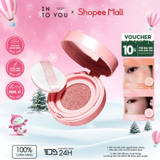  Má Hồng Cushion INTO YOU Lì Mịn Nhẹ Thoáng Khí Giữ Lớp Trang Điểm Lâu Trôi Bền Màu CB01 3.2g 