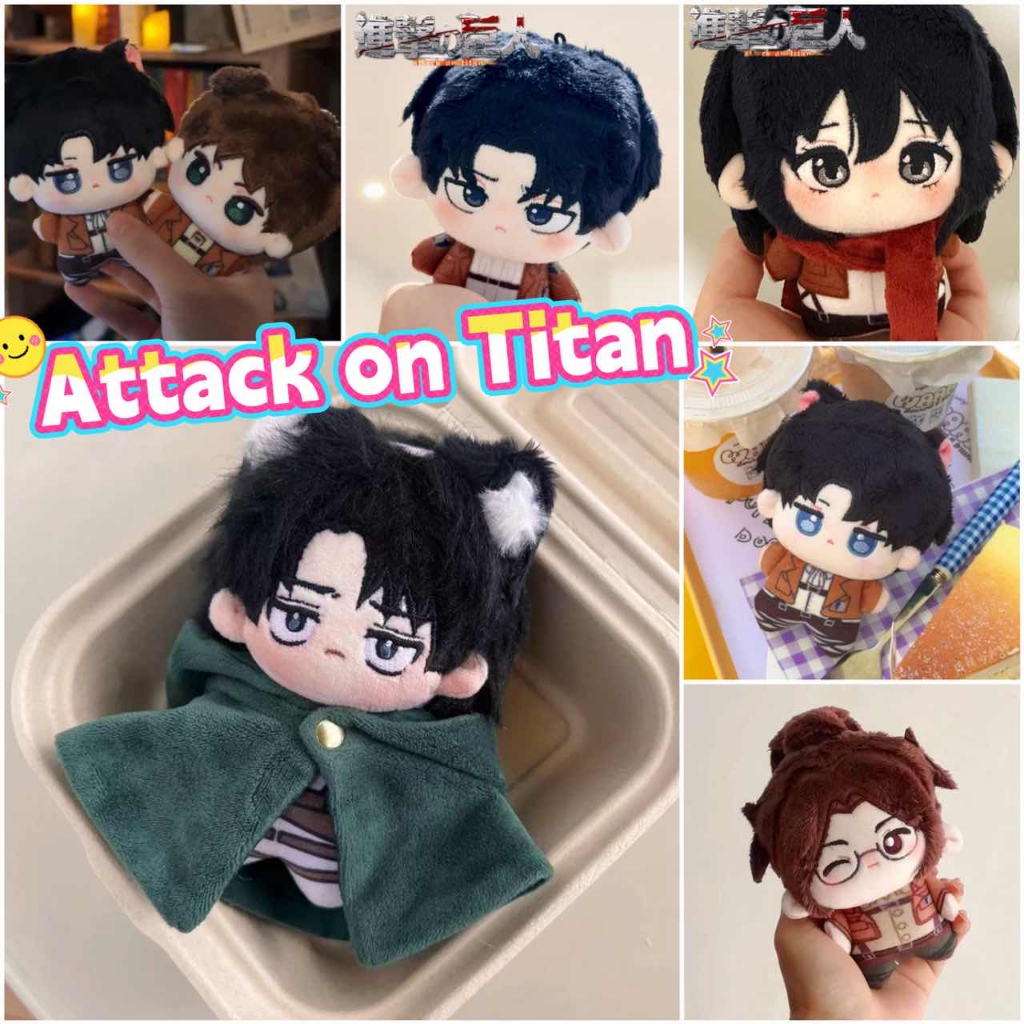 0cm Anime Attack on Titan Sang Trọng Búp Bê, Nhồi Bông Levi Ackerman Hange Zoe Mikasa · Ackerman Cos