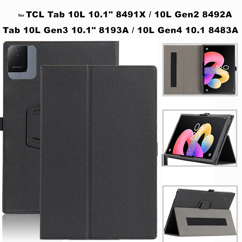 Dành Cho TCL Tab 10L Gen2 / Gen3 / Gen4 10.1 8491X 8492A 8493A 8193A 8483A Bao Da Flip Magentic Đứng