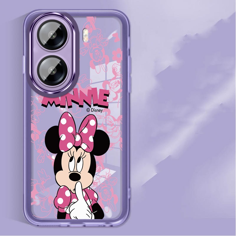 OPPO A6 5G A6 A6 x 5G A6x Vỏ mềm màu kẹo thời trang Vỏ bảo vệ Camera Minnie