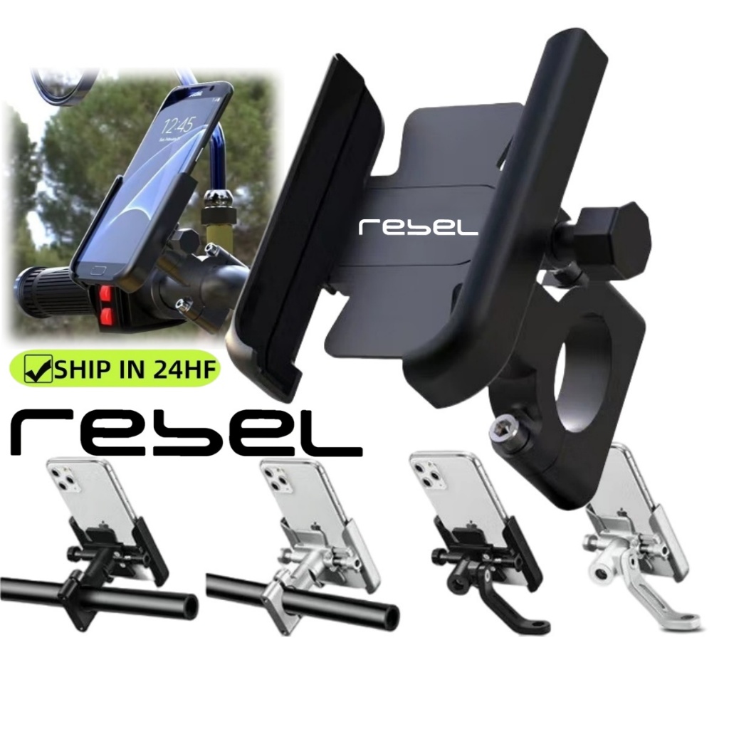 Dành Cho Xe Honda REBEL 300 REBEL 500 CMX300 CMX500 Tay Cầm Gương Giá Đỡ Điện Thoại Di Động GPS Chân
