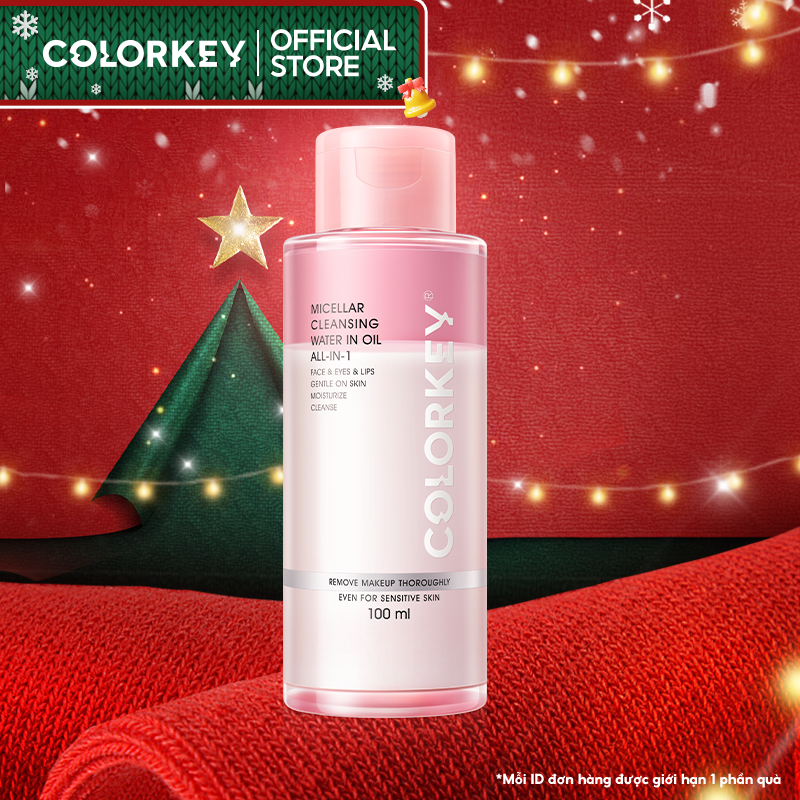 Nước Tẩy Trang Có Dầu COLORKEY – Tẩy Trang Sạch Mọi Lớp Makeup, Dịu Nhẹ, Dưỡng Ẩm, Không Nhờn Rít 100ml | BigBuy360 - bigbuy360.vn