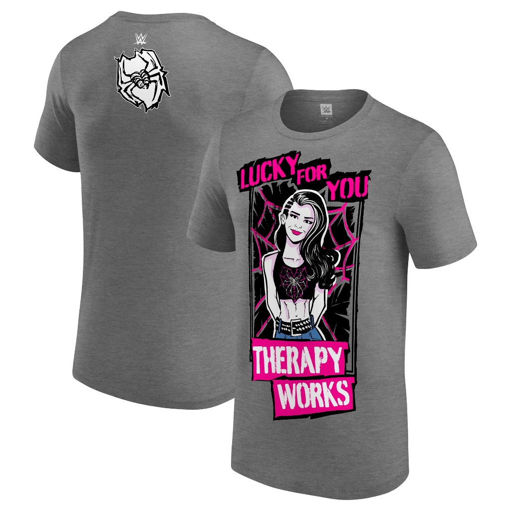 Áo thun nam Heather Gray AJ Lee Therapy Works
