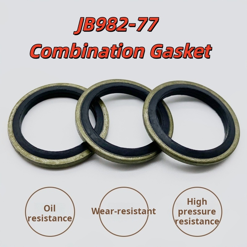 JB982-77 Kết Hợp Gioăng Bộ Xương Dầu Con Dấu Thép Carbon Nitrile Cao Áp Ống Dầu Kết Hợp Gioăng Áp Lự