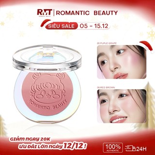  Hai Tông Chuyển Màu Romantic Beauty Phấn Má Hồng Dạng Ombre Kèm Highlight Tạo Khối Tự Nhiên Trang Điểm Nude 