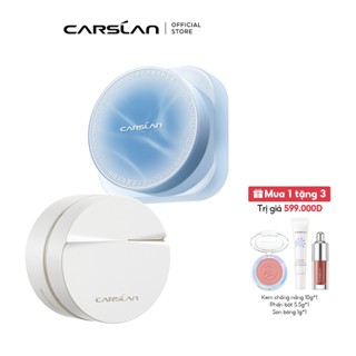  【Combo Phấn phủ Carslan Black Magnet 2.0 8g + Kem nâng tông dưỡng sáng Carslan 50g 