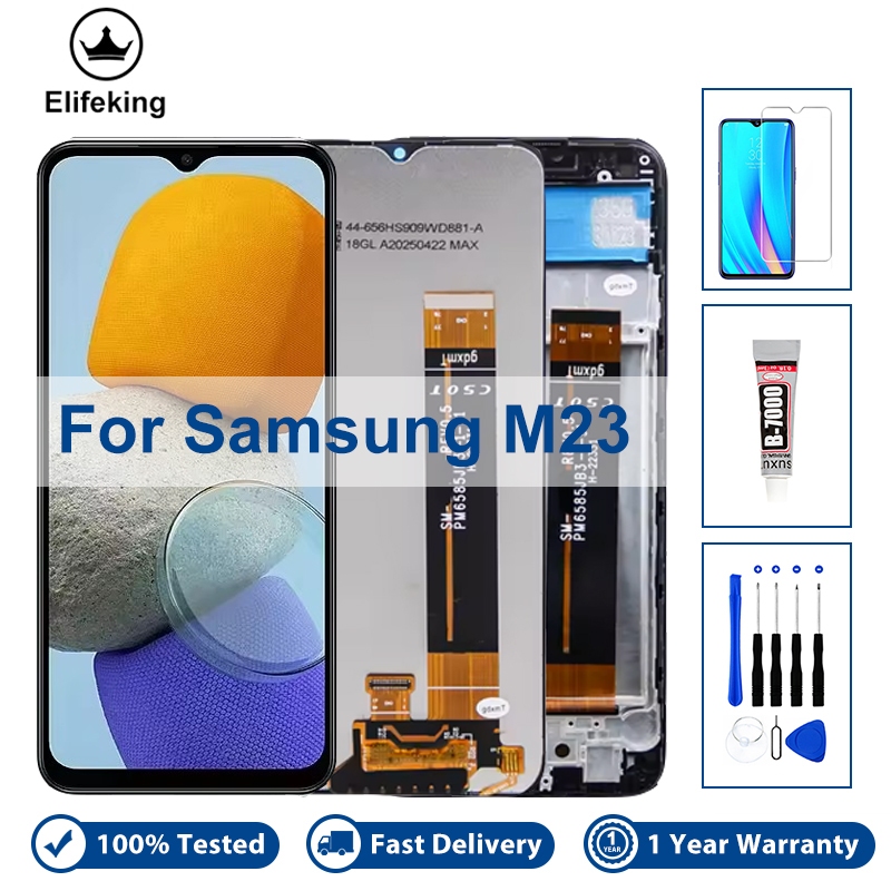 Màn Hình LCD 6,6 "Cho Samsung Galaxy M23 5G M236 SM-M236B M236L M236B / DS Màn Hình Hiển Thị Bộ Số H