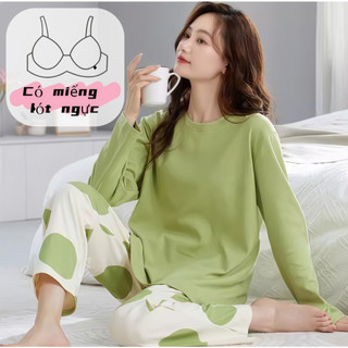  【SIÊU KHUYẾN MÃI Bộ đồ ngủ nữ form rộng có đệm ngực - Mẫu HOT bán chạy nhiều kiểu dáng để lựa chọn 