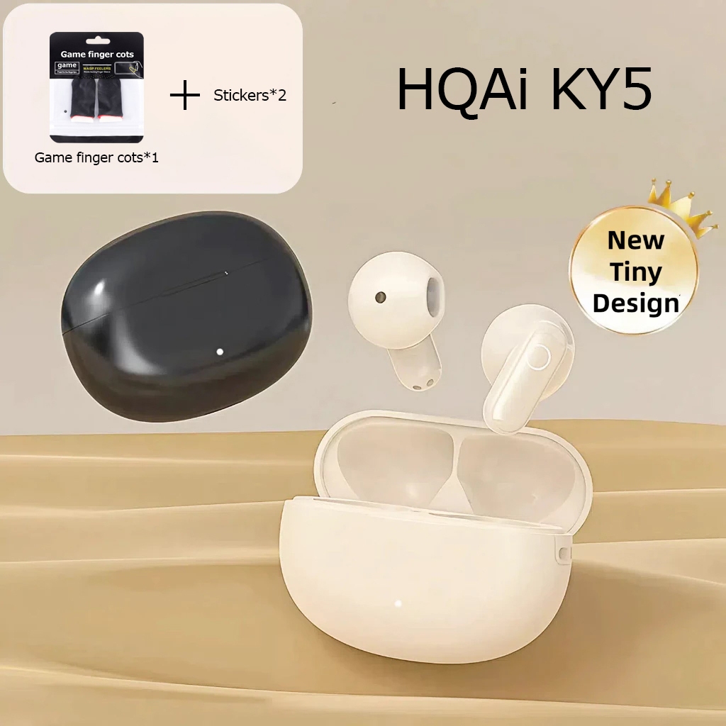 Tai nghe nhét tai Mini không dây HQAi KY5 Tai nghe Mic tích hợp Bluetooth Âm thanh Hi-fi Chống nước 