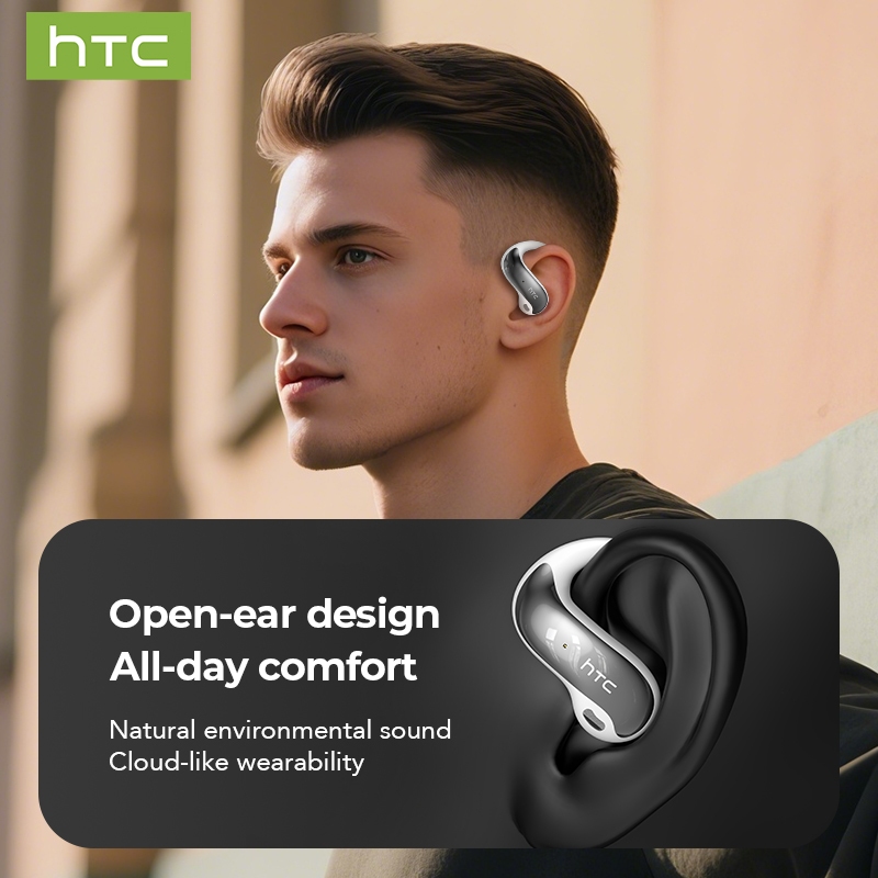 HTC NE30 Tai nghe dịch thuật AI Bluetooth 6.0 Dịch thuật theo thời gian thực Hỗ trợ 135 ngôn ngữ Chất lượng âm thanh HiFi Chống ồn ENC Micrô Tương thích với iOS và Android | BigBuy360 - bigbuy360.vn