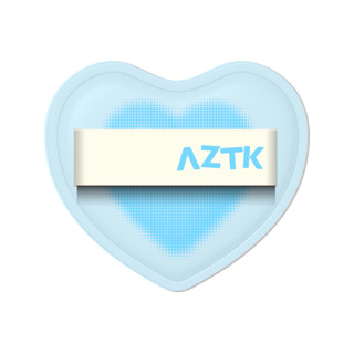   AZTK  Blue Love Heart Puff Thích hợp để trang điểm che khuyết điểm làm sáng da 