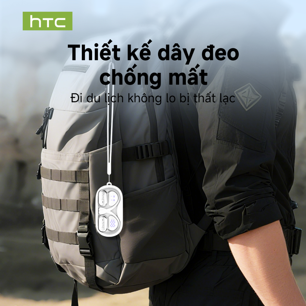 HTC NE37 Tai nghe dịch AI Tai nghe không dây 6.0 Dịch 134 ngôn ngữ Chất lượng âm thanh HiFi Vừa vặn thoải mái Thời lượng pin dài Chế độ dịch | BigBuy360 - bigbuy360.vn