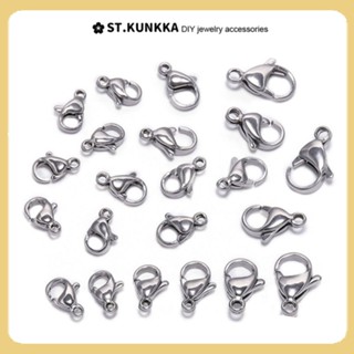 St.kunkka 10-30 miếng/thép không gỉ 9-15mm tôm hùm kẹp DIY phụ kiện trang sức