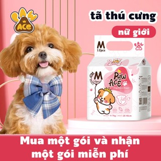 PAW ACE Thú Cưng Tã Nam Chó Tã Chó Con Mèo Tã Nữ Quấn Tã XXS XS S M L XL
