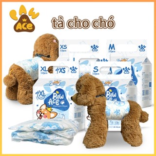 Tã lót chó đực và cái PAW ACE siêu thấm hút và khô thoángXXS-XL12 cái/gói
