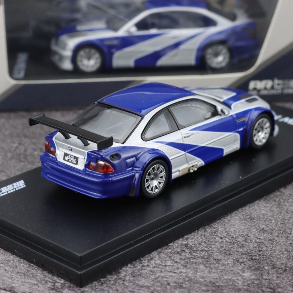 AR BOX 1: 64 BMW Chính Hãng M3 E46 GTR Tốc Độ Cao Cấp Phiên Bản Cuối Cùng Hợp Kim Xe Mô Hình Mô Phỏn