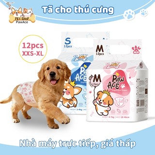 PAW ACE Quần bỉm thú cưng cao cấp - Thoáng khí ngăn mùi dễ dàng thayXXS-XL