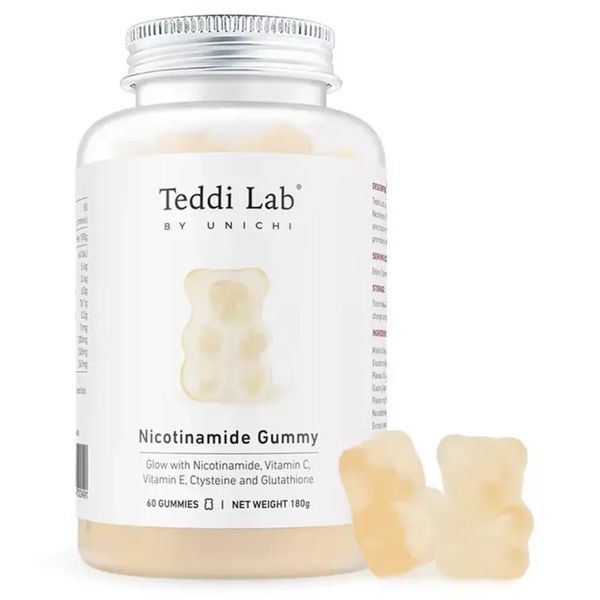 Unichi - ❈ ❈ ❈ ❈ ❈ ❈ ✷ ✷ ❈ ❈ ❈ 60 粒 / Teddi Lab Nicotinamide Gummy Hương hoa nhài & bưởi